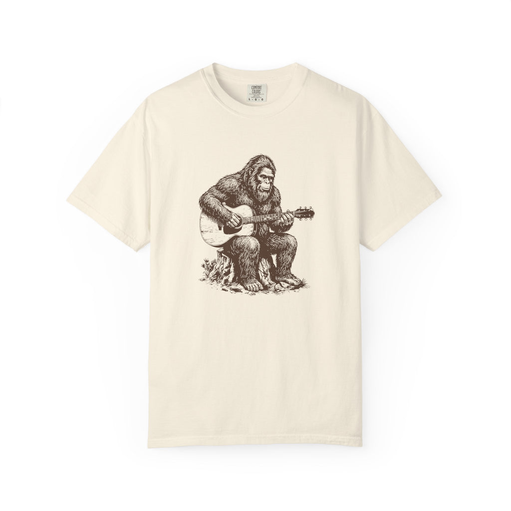 Bigfoot Playing Guitar T-Shirt