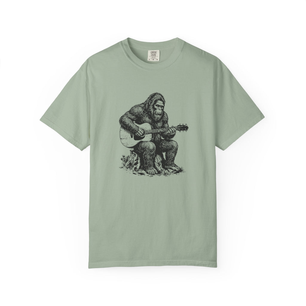 Bigfoot Playing Guitar T-Shirt