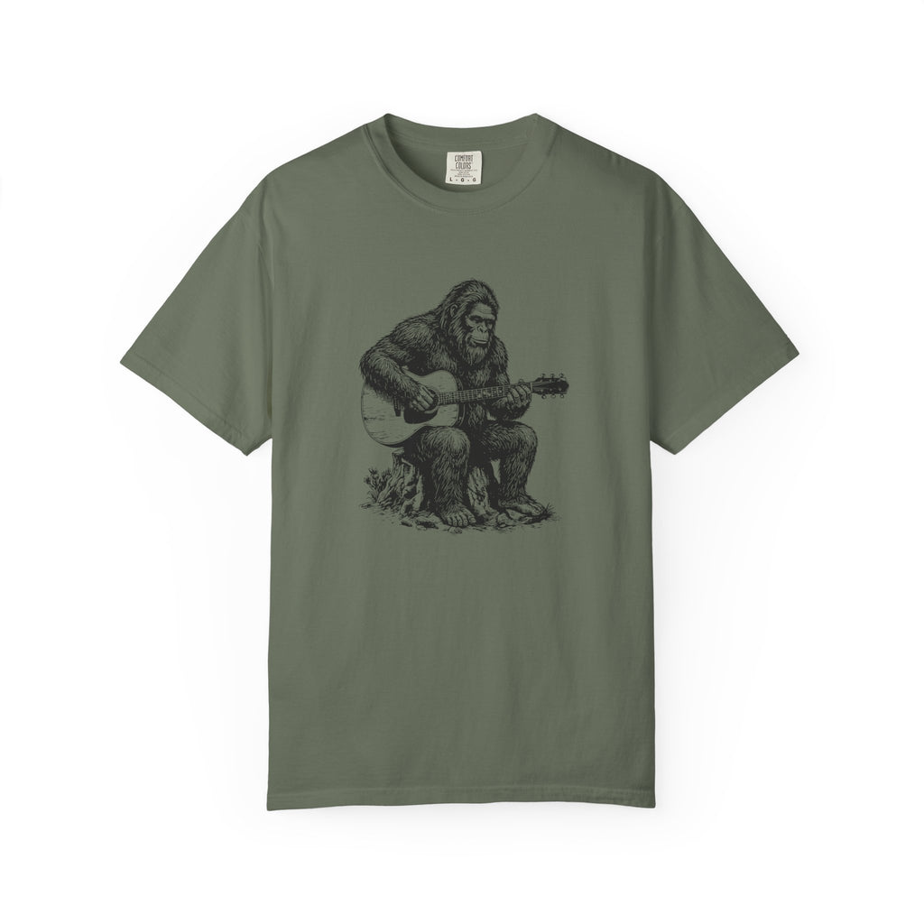 Bigfoot Playing Guitar T-Shirt