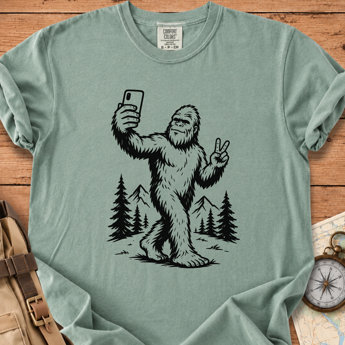 Bigfoot Selfie T-Shirt