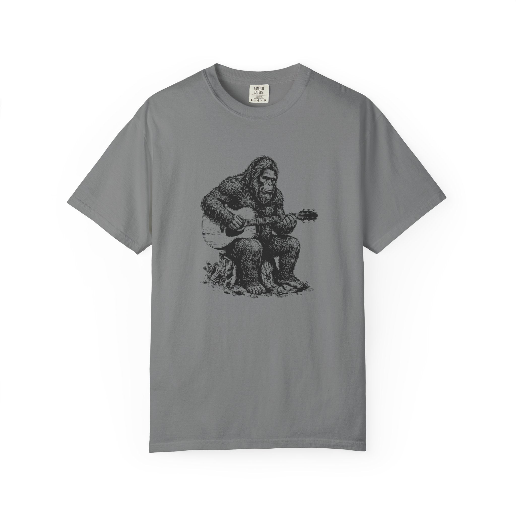 Bigfoot Playing Guitar T-Shirt