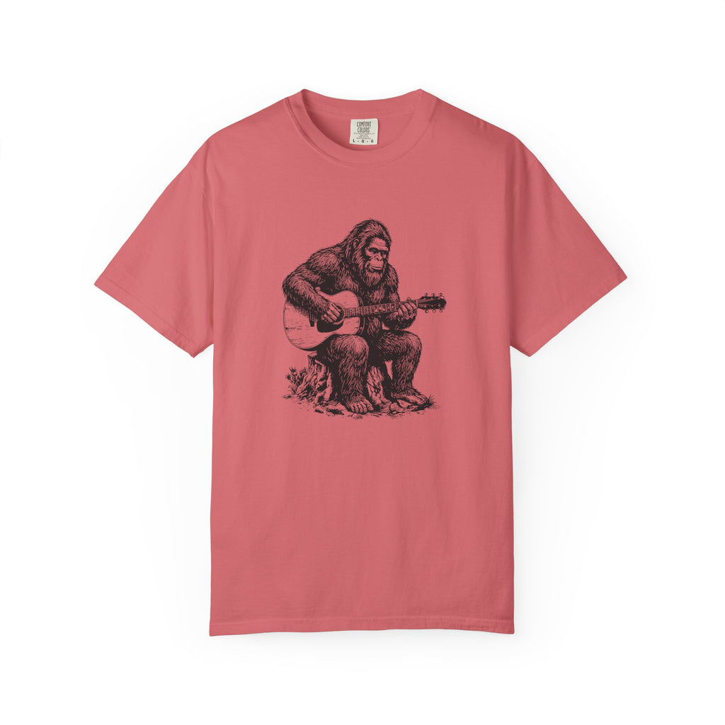 Bigfoot Playing Guitar T-Shirt