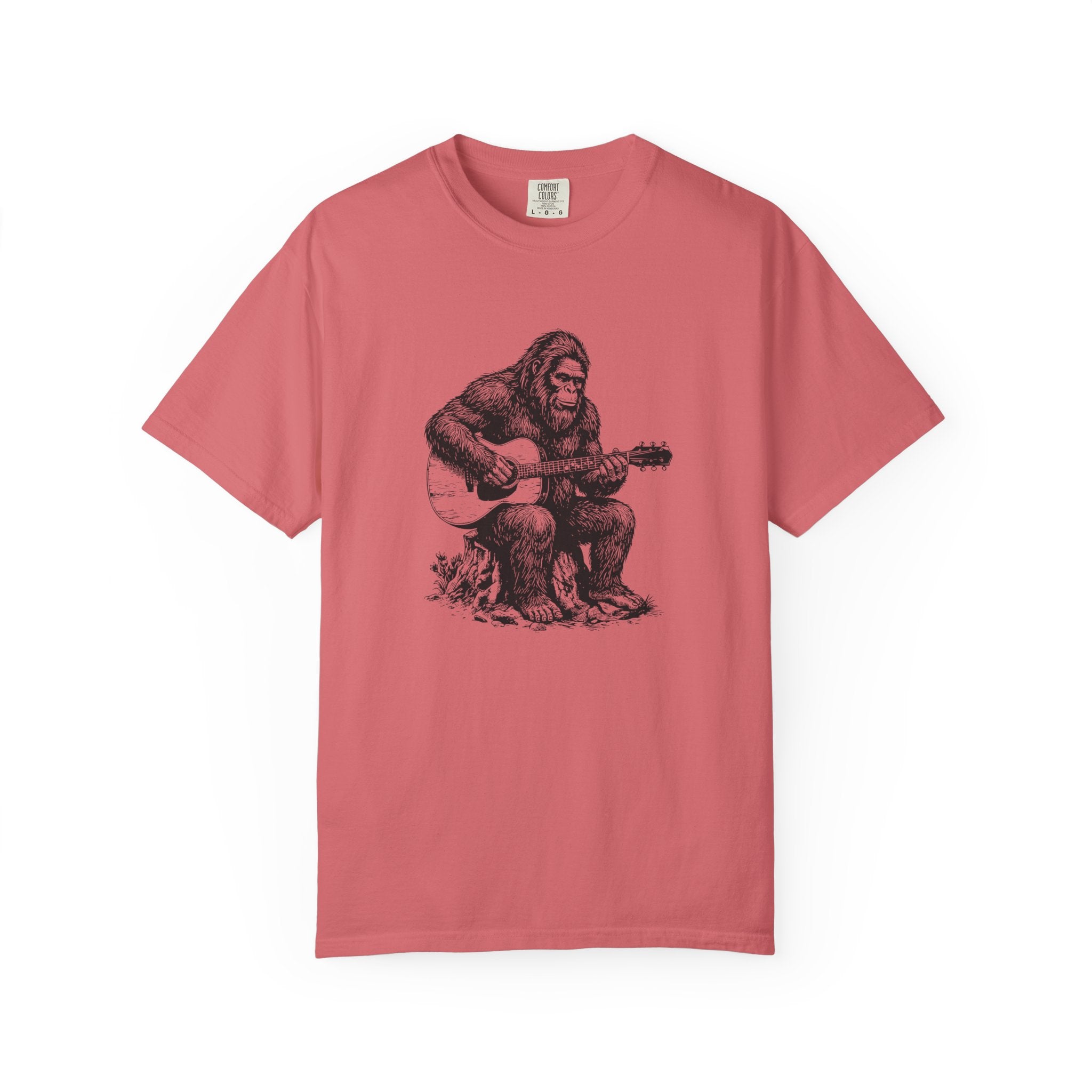 Bigfoot Playing Guitar T-Shirt