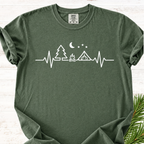 Camping Heartbeat T-Shirt
