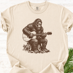 Bigfoot Playing Guitar T-Shirt