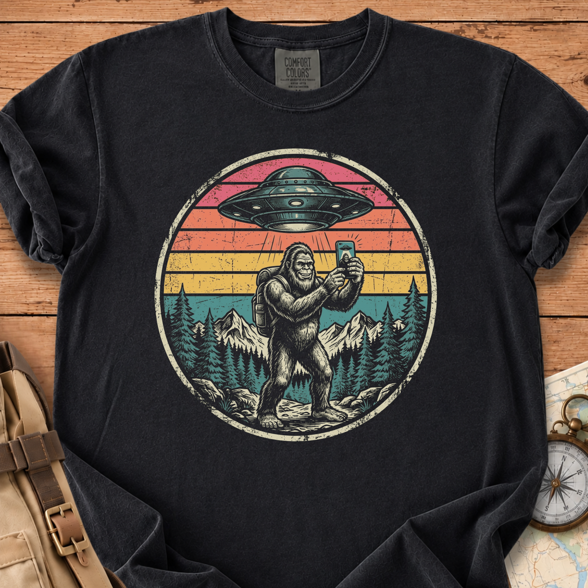 Bigfoot Selfie T-Shirt
